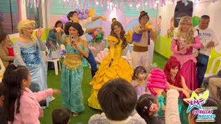 Show Infantil Princesas Disney Parte 01 con Estrellas Mágicas  Mágicamente Divertido [upl. by Rebme]