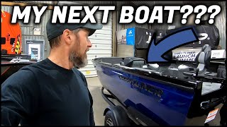 My Next Boat Checking Out The Crestliner 1650 Pro Tiller [upl. by Aztiray]