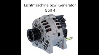 Tipps zur Lichtmaschine und Spannungsregler am Golf 4 [upl. by Sillsby]