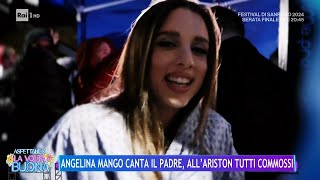 Angelina Mango canta il padre allAriston tutti commossi  La Volta Buona 10022024 [upl. by Lundberg]