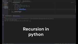 Recursion in Python [upl. by Lenny]