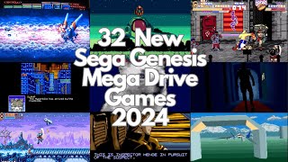 32 New Sega Genesis amp Mega Drive Games in Development in 2024 [upl. by Benco]