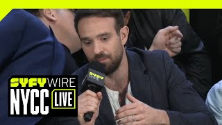 Daredevil Cast Reveals Secrets From Season 3  NYCC 2018  SYFY WIRE [upl. by Atirahc]