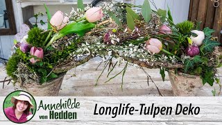 Tulpen Frühlingsdeko [upl. by Naniac]