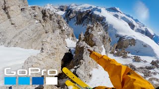 GoPro Climbing  Skiing the Italian Dolomites [upl. by Ytsirc745]