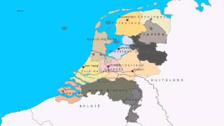 Topografie Provincies hoofdsteden en wateren van Nederland [upl. by Airotna]