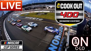 🔴Cook Out 400 at Richmond Live NASCAR Cup Series Play by Play Live Leaderboard and MORE [upl. by Akcinehs]