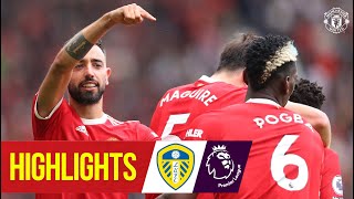 Bruno and Pogba star as five star United beat Leeds  Manchester United 51 Leeds  Highlights [upl. by Seldon556]