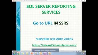 17 Go to URL IN SSRS  DYNAMIC URL IN SSRS  URL Parameters IN SSRS [upl. by Lemert987]