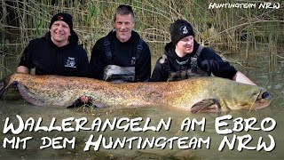 Wallerangeln am Ebro mit dem Huntingteam NRW  Catfishing in Spain [upl. by Alis867]