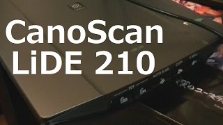 キヤノン 1万円以下のスキャナー CanoScan LiDE 210 [upl. by Walcoff624]