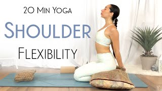 Beginners Yoga For Shoulder Flexibility  DAY 7  Yoga For Inflexible People [upl. by Wernsman345]