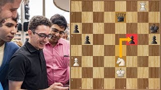 Caruanas Impossible Fork  Caruana vs Dominguez  St Louis Rapid 2018 [upl. by Ai774]