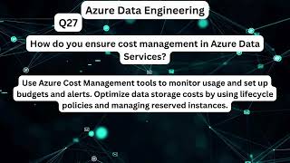 Part 3 Q21Q30 Top Azure Data Engineer Interview QuestionsampAnswers  Scenariobased Solutions 2024 [upl. by Wettam]