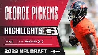 2022 NFL Draft Pittsburgh Steelers George Pickens  High School Football Highlights [upl. by Bartosch988]