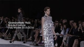 Giambattista Valli Haute Couture AW 2015 Paris Fashion Week [upl. by Siravat]