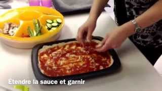 Recette Tupperware facile et rapide de PIZZA MAISON [upl. by Anahcra315]