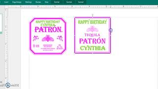 Patron Bottle Label measurements [upl. by Amedeo]