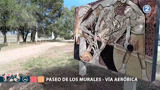 Murales Esgrafiados en Libertador San Martín [upl. by Akihsal]