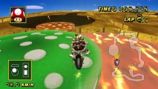 Mario Kart Wii CTGP Classic  Desert Mushroom Ruins Staff Ghost  159261 [upl. by Calan806]