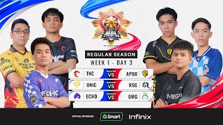 🔴LIVE  MPL PH S13  FILIPINOWeek1 Day 3 [upl. by Adnohrahs]