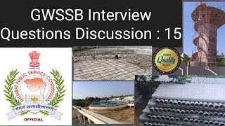 GWSSB Interview Discussion15GPSC Civil Engineering InterviewLogicalCivilian gwssbinterview [upl. by Mialliw847]