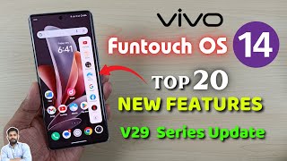 Vivo V29 Funtouch OS 14 Update  Top 20 New Features [upl. by Ahsyak]