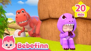 Welcome to Dino Worldㅣ Bebefinn Songs CompilationㅣNursery Rhymes for Kids [upl. by Maltzman]