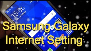 Samsung Galaxy Manual Internet Settings  Data ConfigurationAPN3G4G Internet 2016 [upl. by Weinhardt]