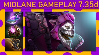 🚑 New Patch 735d Dazzle 18k Hero Heal Mid Gameplay  Dota 2 Top MMR [upl. by Eloccin]