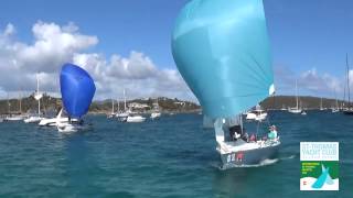 IC24 Final Race finish at StThomas International Regatta [upl. by Monro430]