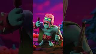 Barcher of the Apprentices Smile 💀 clash clashoween claymation clashofclans [upl. by Dnomde]