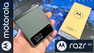 Motorola RAZR 40 5G  Unboxing and HandsOn [upl. by Coffey]