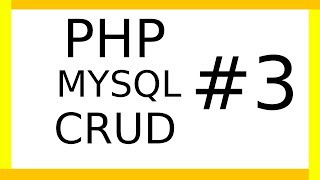 PHPMySQL CRUD 3  Create [upl. by Cinderella]