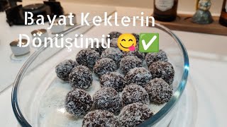 Kalan keklerden harika lezzet topları mutfak cooking fikirolsun nasılyapılır kek kakaotopları [upl. by Auqenes]