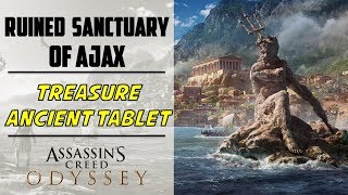 Ruined sanctuary of Ajax  Ancient Tablet amp Treasure Location  Attika  AC ODYSSEY [upl. by Wilburn]