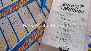 Euromillions Gewinnzahlen Dienstag 19012016 [upl. by Mame]