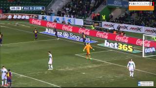 T1415 J20 Liga BBVA Elche CF 06 FC Barcelona RAC1 [upl. by Don237]