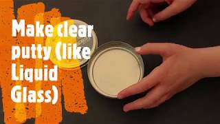 Make Clear Putty like Crazy Aarons Liquid Glass [upl. by Vallonia]