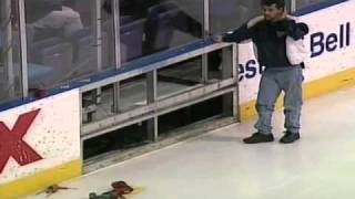 Al MacInnis Breaks the Boards [upl. by Arluene]