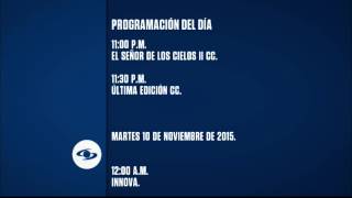 Programación Caracol Televisión Colombia 91115 [upl. by Kylstra]