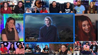 Youtubers React To Anakin Skywalker Cameo  AHSOKA Ep8 Ahsoka amp Sabine Sense Anakin Reaction Mashup [upl. by Chaffinch]