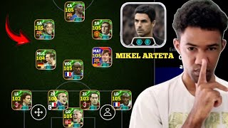 MIKEL ARTETA MELHOR TECNICO EU POSSO PROVAR eFootball 2025 Mobile [upl. by Laidlaw609]