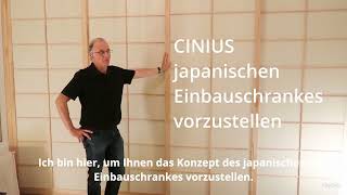 Japanischen Einbauschrankes vorzustellen  Cinius [upl. by Nahtam]