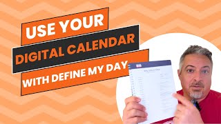 Use Your Digital Calendar with your Paper Planner  The Define My Day Planner was Built for This [upl. by Rory]