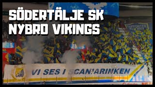 Södertälje SK  Nybro Vikings  Tifo  2024 [upl. by Launam]