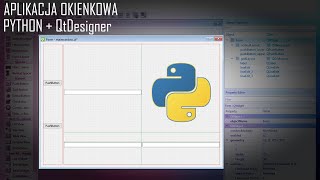 Aplikacja Okienkowa w Pythonie z QtDesignerem  Poradnik jak stworzyć interfejs graficzny GUI [upl. by Meeki345]