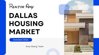 2024 October Dallas Real Estate Market Analysis [upl. by Shanan]