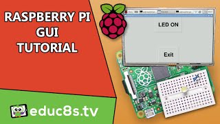 Raspberry Pi Tutorial Create your own GUI Graphical User Interface with TkInter and Python [upl. by Lemal]