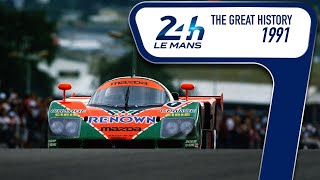 24 Hours of Le Mans 1991 Highlights [upl. by Nnylhsa]